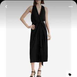 Ralph Lauren Plum Faux Wrap Dress
